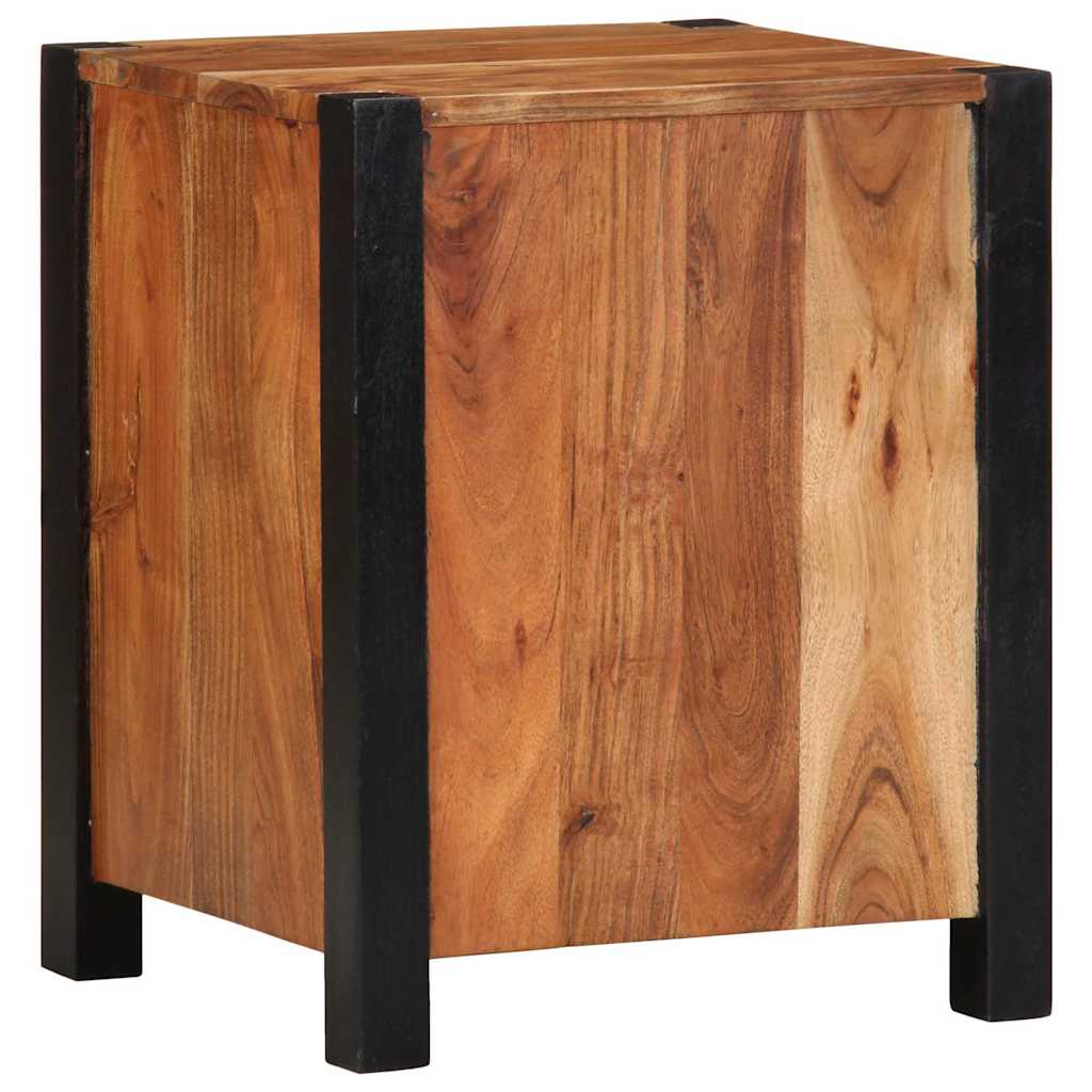 Nachttisch Braun 40 x 35 x 50 cm Massivholz Akazie