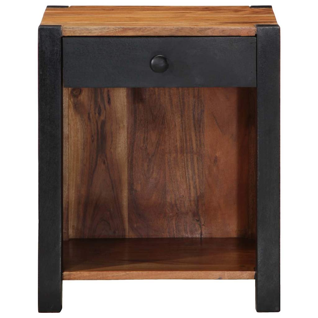 Nachttisch Braun 40 x 35 x 50 cm Massivholz Akazie