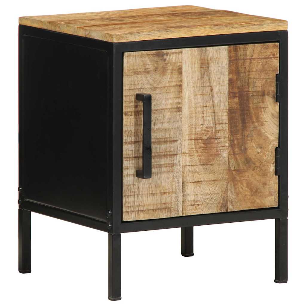 Nachttisch 2 pcs Braun und Schwarz 30 x 30 x 40 cm