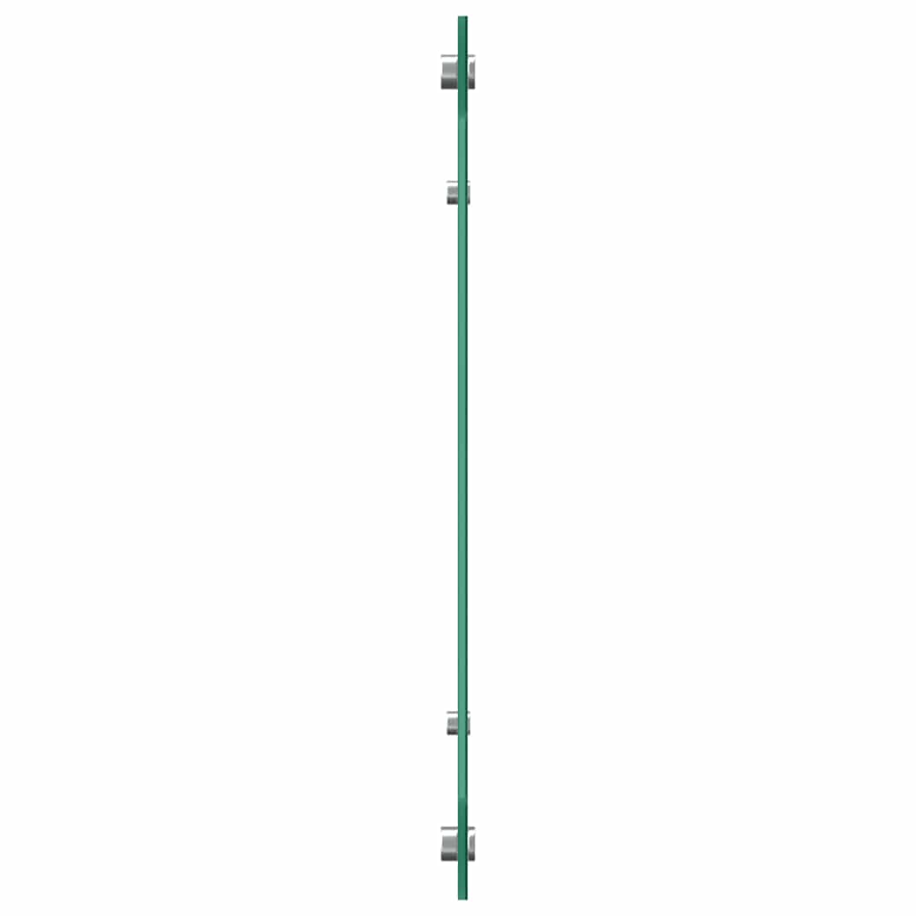 Küchenrückwände 2 Stk. Weiß 80x60 cm Hartglas