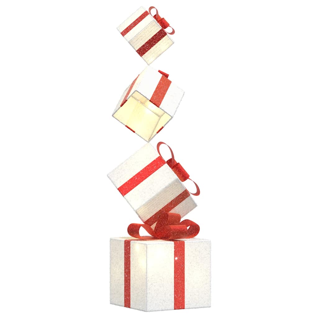 Weihnachtsdekoration Geschenkbox 80 LEDs Warmweiß