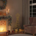 LED Weihnachtsbaum 80 LEDs Warmweiß 120 cm