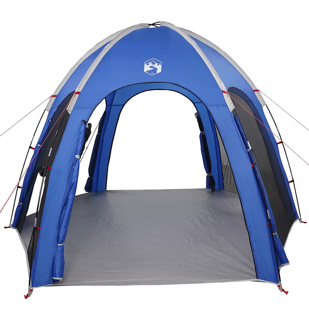 Poolzelt Azure Blau 366 x 305 x 231 cm Polyester und Fiberglas