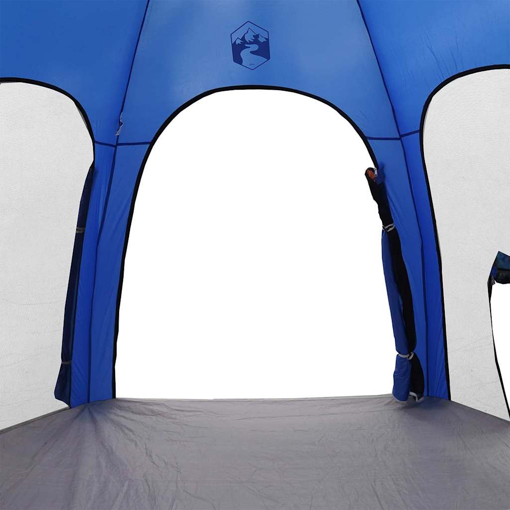 Poolzelt Azure Blau 366 x 305 x 231 cm Polyester und Fiberglas