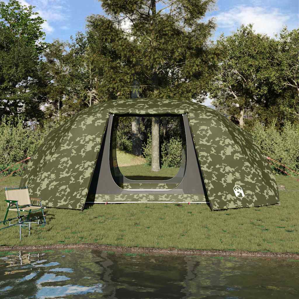 Angelzelt Tarnung 514 x 465 x 187 cm Polyester und Fiberglas