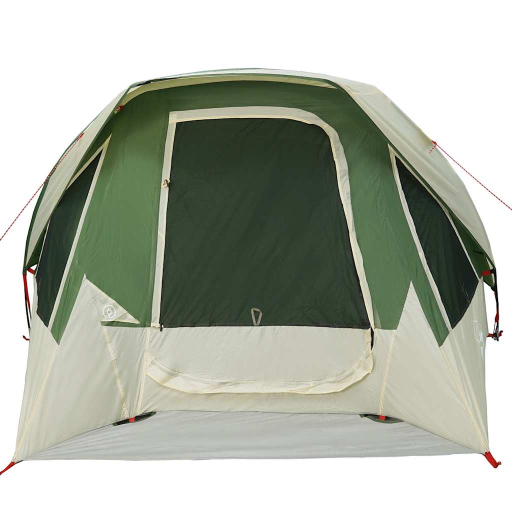 Campingzelt 4 Personen Grün Wasserdicht