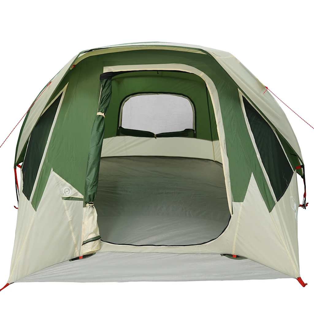 Campingzelt 4 Personen Grün Wasserdicht