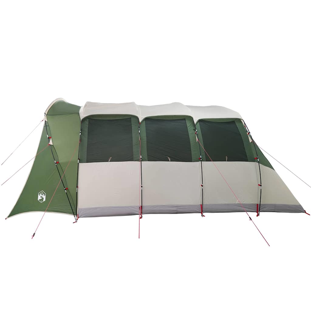 Familienzelt mit Dach Grün und Weiß 576 x 325 x 213 cm