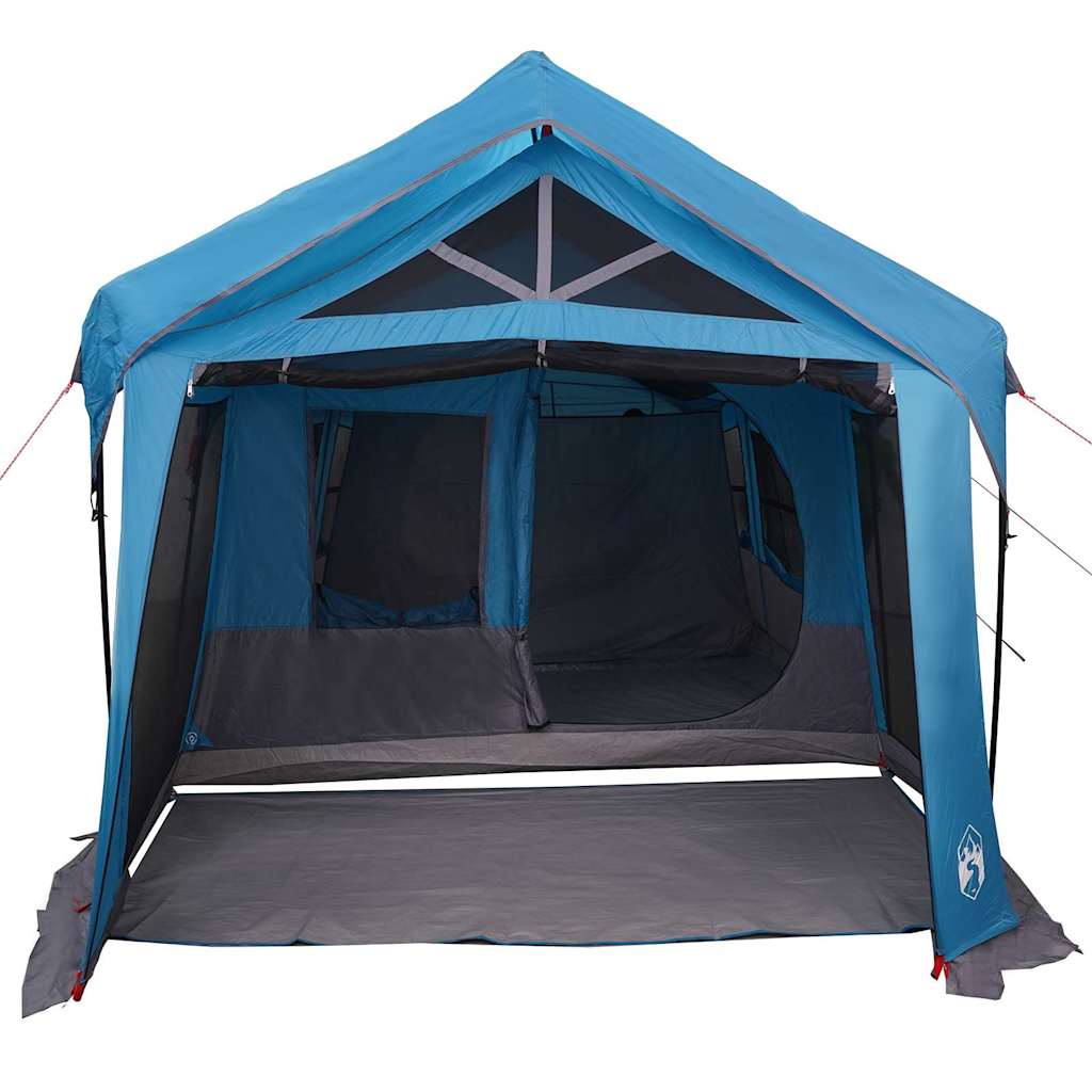 Familienzelt Blau und Grau 620 x 322 x 240 cm Polyester