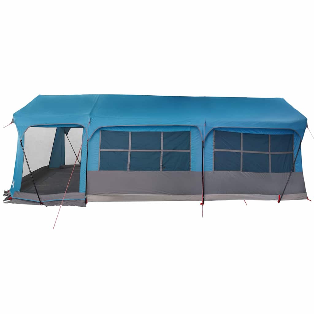 Familienzelt Blau und Grau 620 x 322 x 240 cm Polyester
