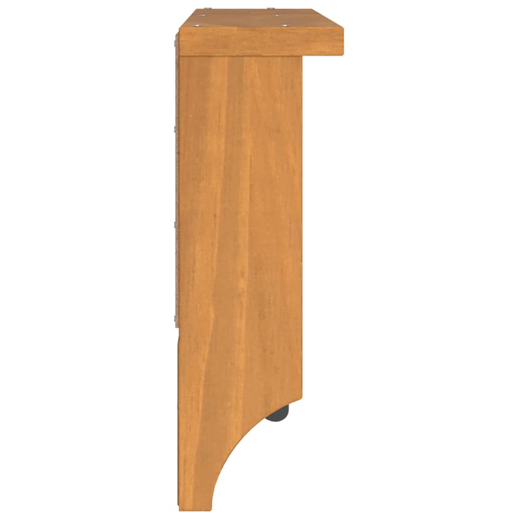 Wandgarderobe SANDNES 87x12x35 cm Massivholz Kiefer