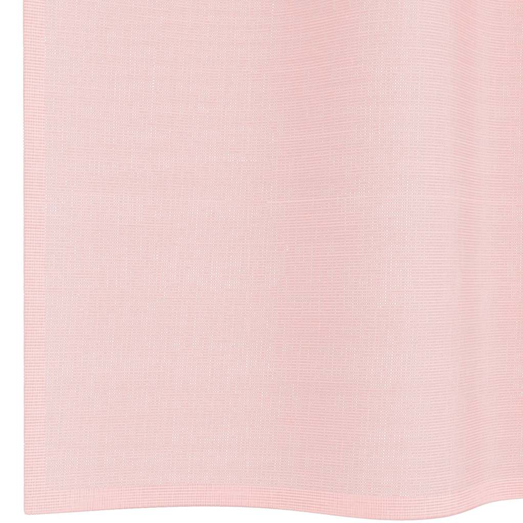 Voile Vorhänge mit Ösen 2 Stk. Hellrosa 140x225 cm