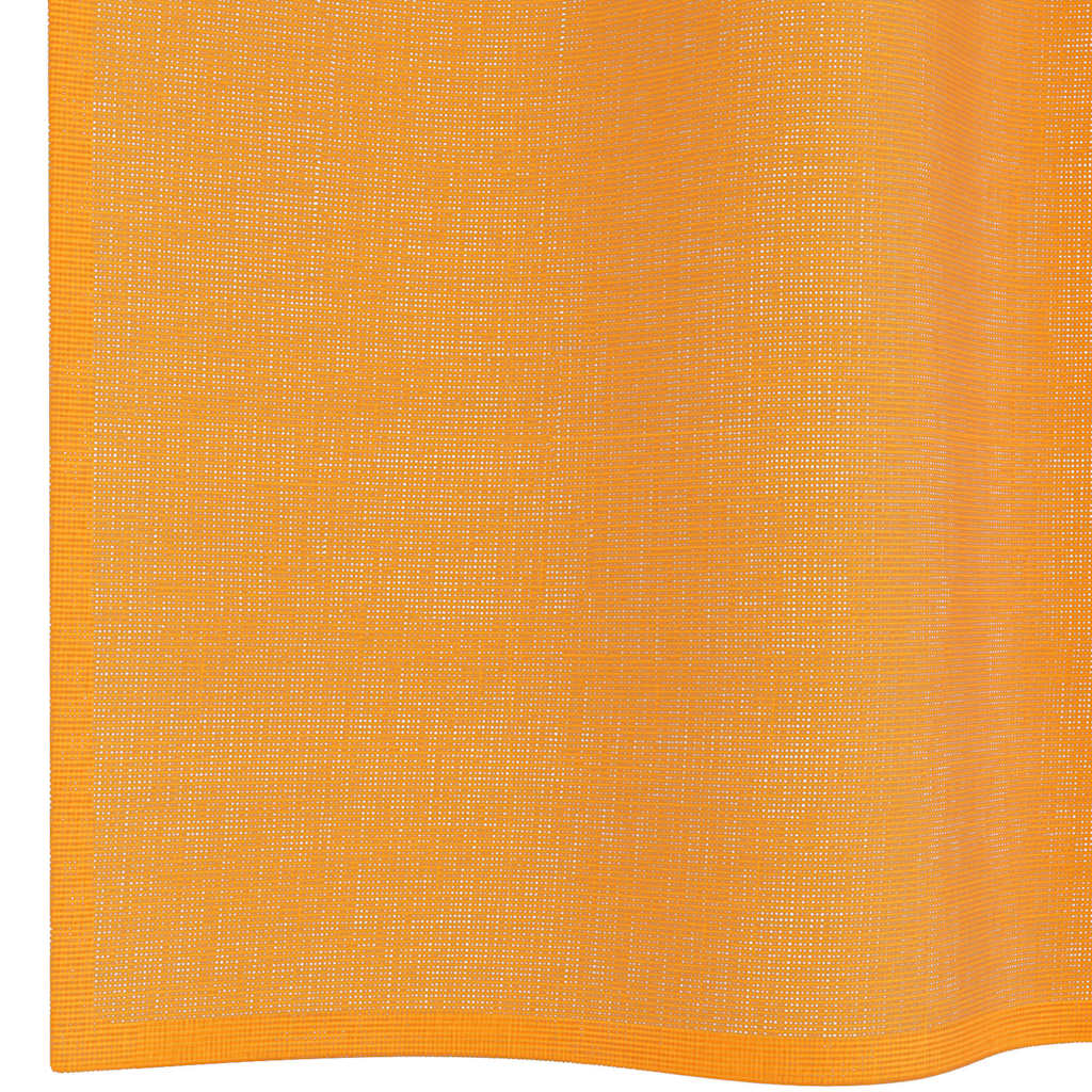 Voile Vorhänge mit Ösen 2 Stk. Orange 140x300 cm