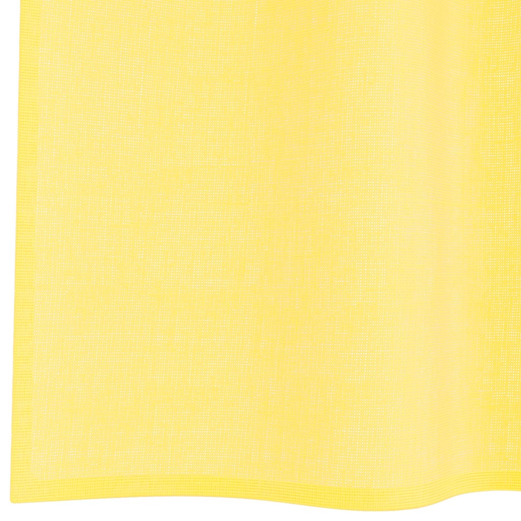 Voile Vorhänge mit Ösen 2 Stk. Gelb