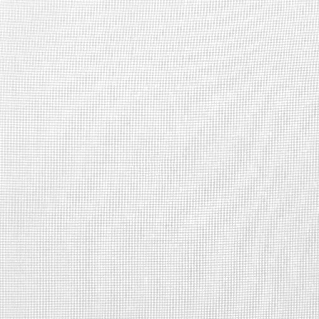 Voile Vorhänge mit Ösen 2 Stk. Weiß