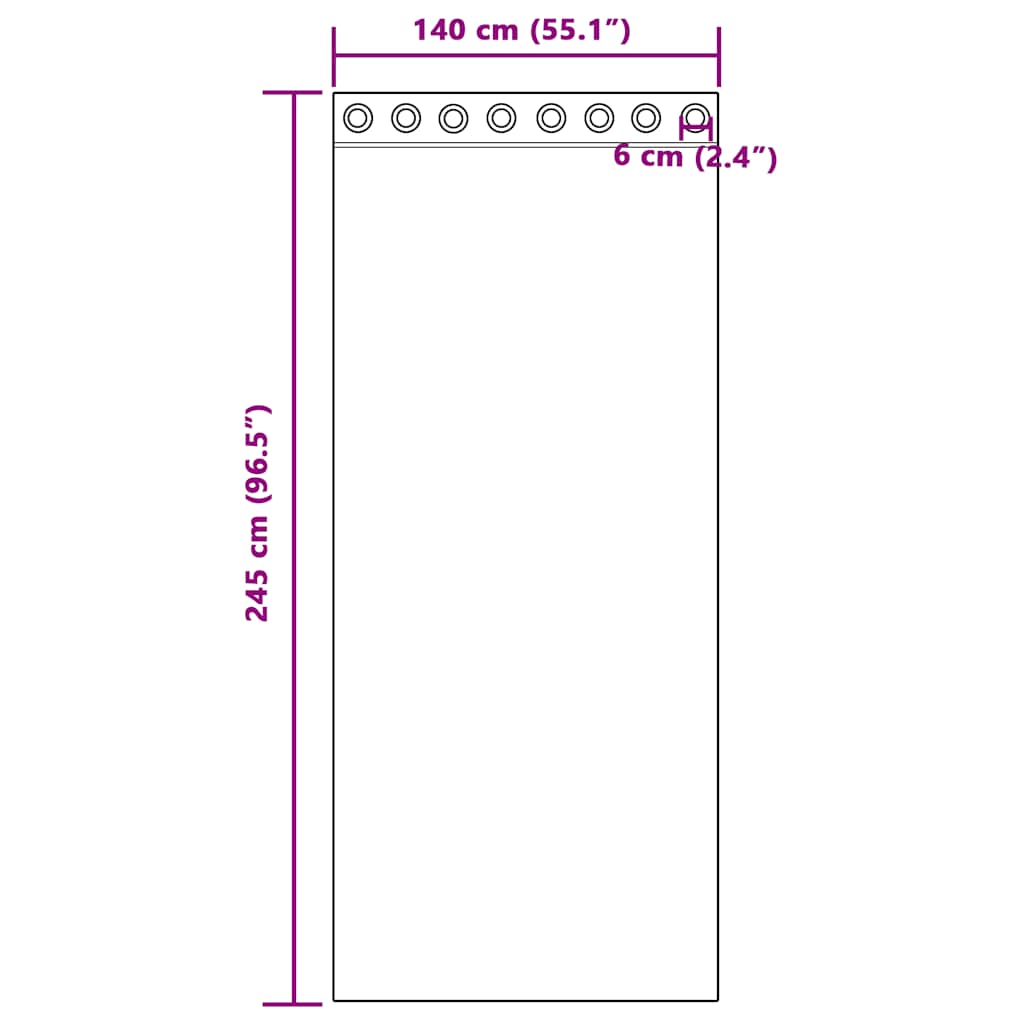 Voile Vorhänge mit Ösen 2 Stk. Weiß