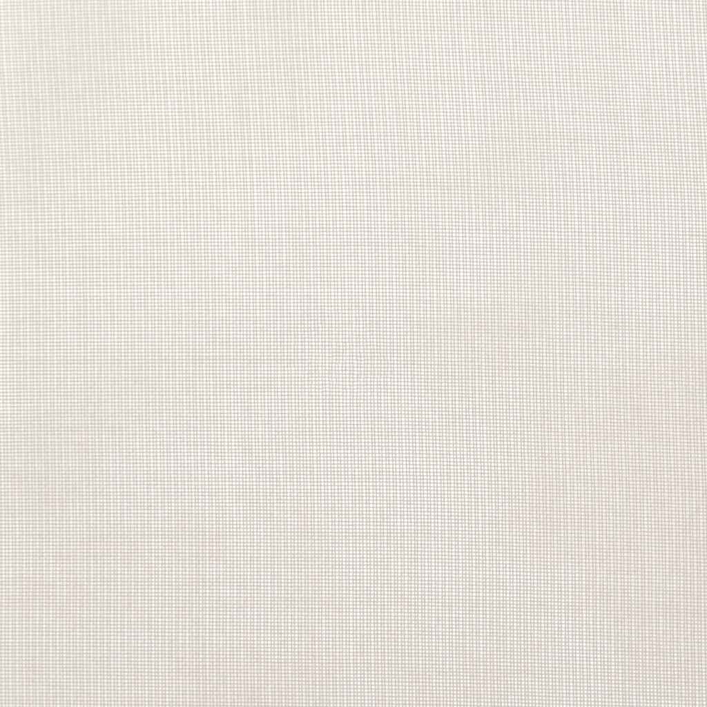 Voile Vorhänge mit Stangentaschen 2 Stk. Creme