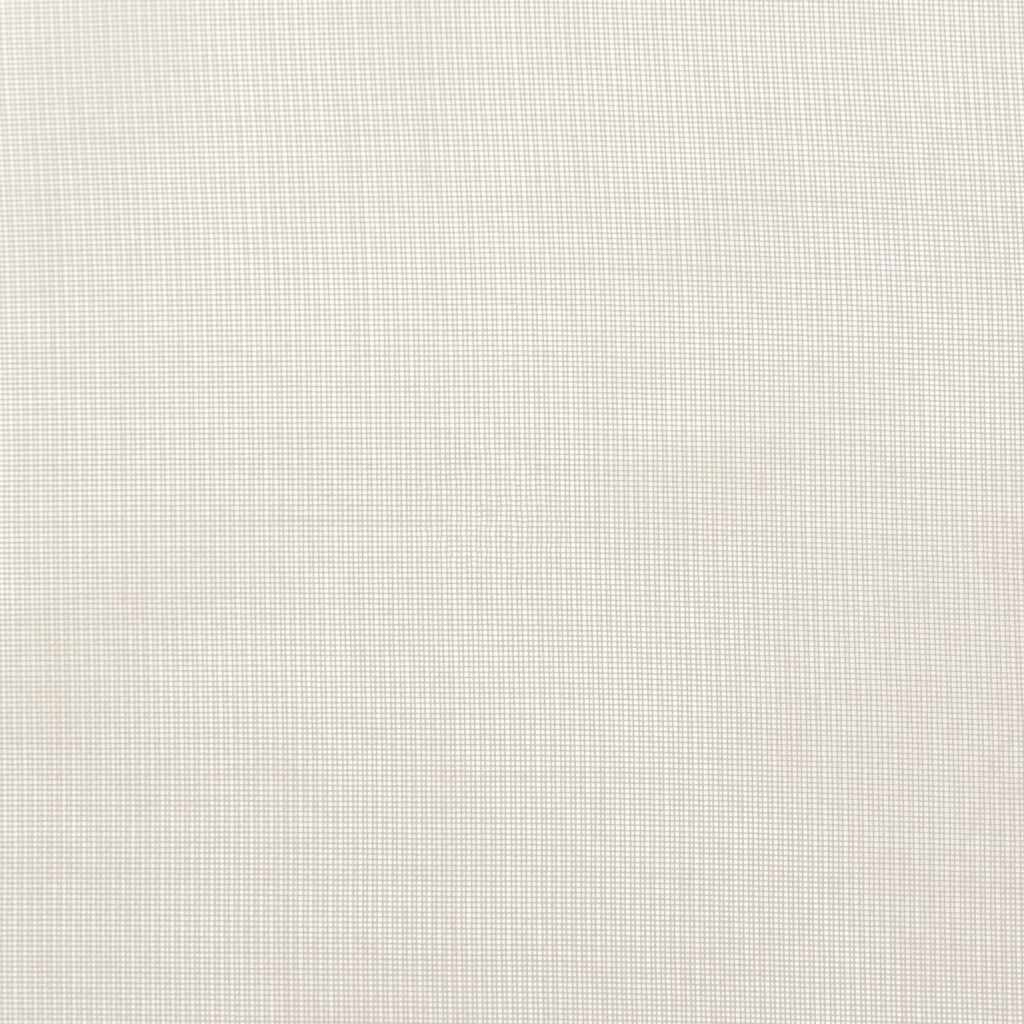 Voile Vorhänge mit Stangentaschen 2 Stk. Creme