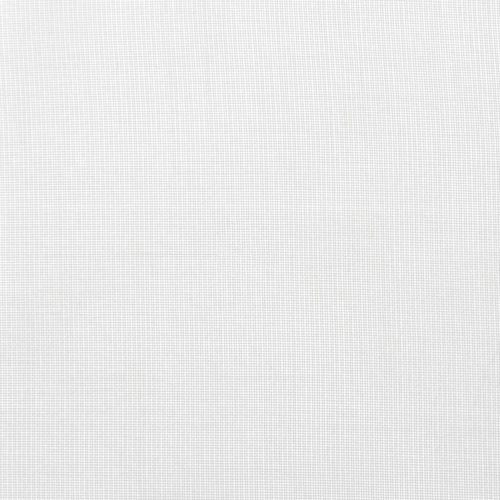 Voile Vorhänge mit Schlaufen 2 Stk. Weiß 140x225 cm