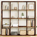 Bücherregal Räuchereiche 137,5x29x137,5 cm Holzwerkstoff