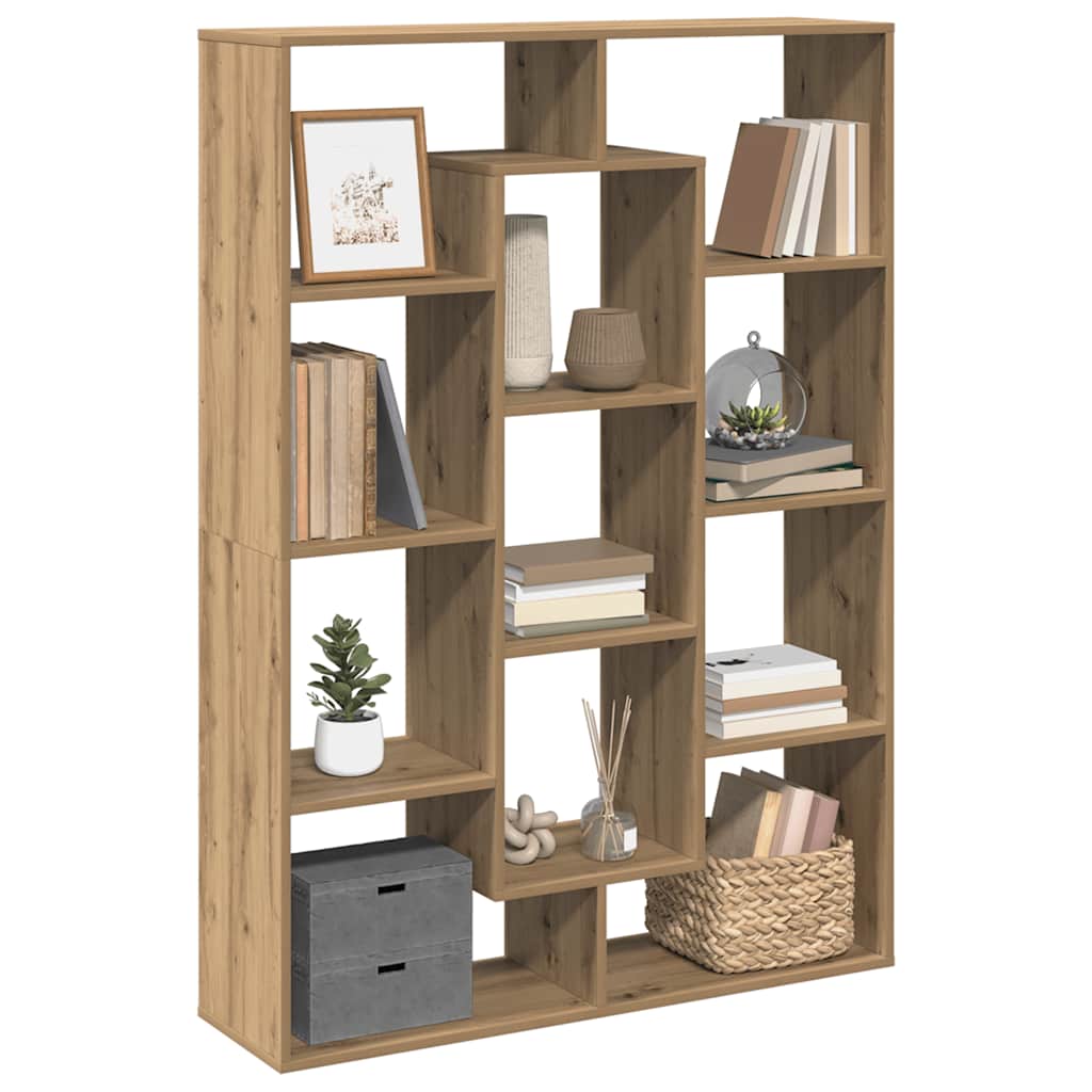 Bücherregal Artisan-Eiche 102x29x143 cm Holzwerkstoff