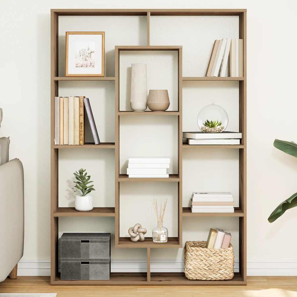 Bücherregal Artisan-Eiche 102x29x143 cm Holzwerkstoff