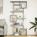 Bücherregal Betongrau 92x29x188 cm Holzwerkstoff