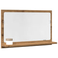 Badspiegel mit Ablage Artisan-Eiche 60x11x37 cm Holzwerkstoff