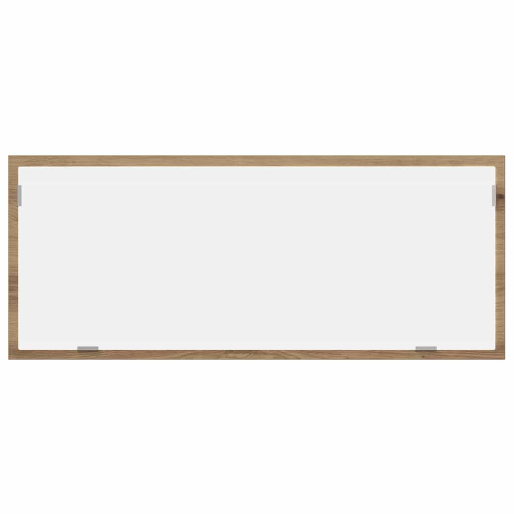 LED-Badspiegel Artisan-Eiche 100x8,5x37 cm Holzwerkstoff