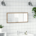 LED-Badspiegel Artisan-Eiche 100x8,5x37 cm Holzwerkstoff