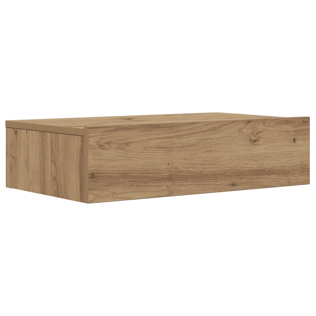 TV-Schrank mit LED-Leuchten Artisan-Eiche 60x35x15,5 cm