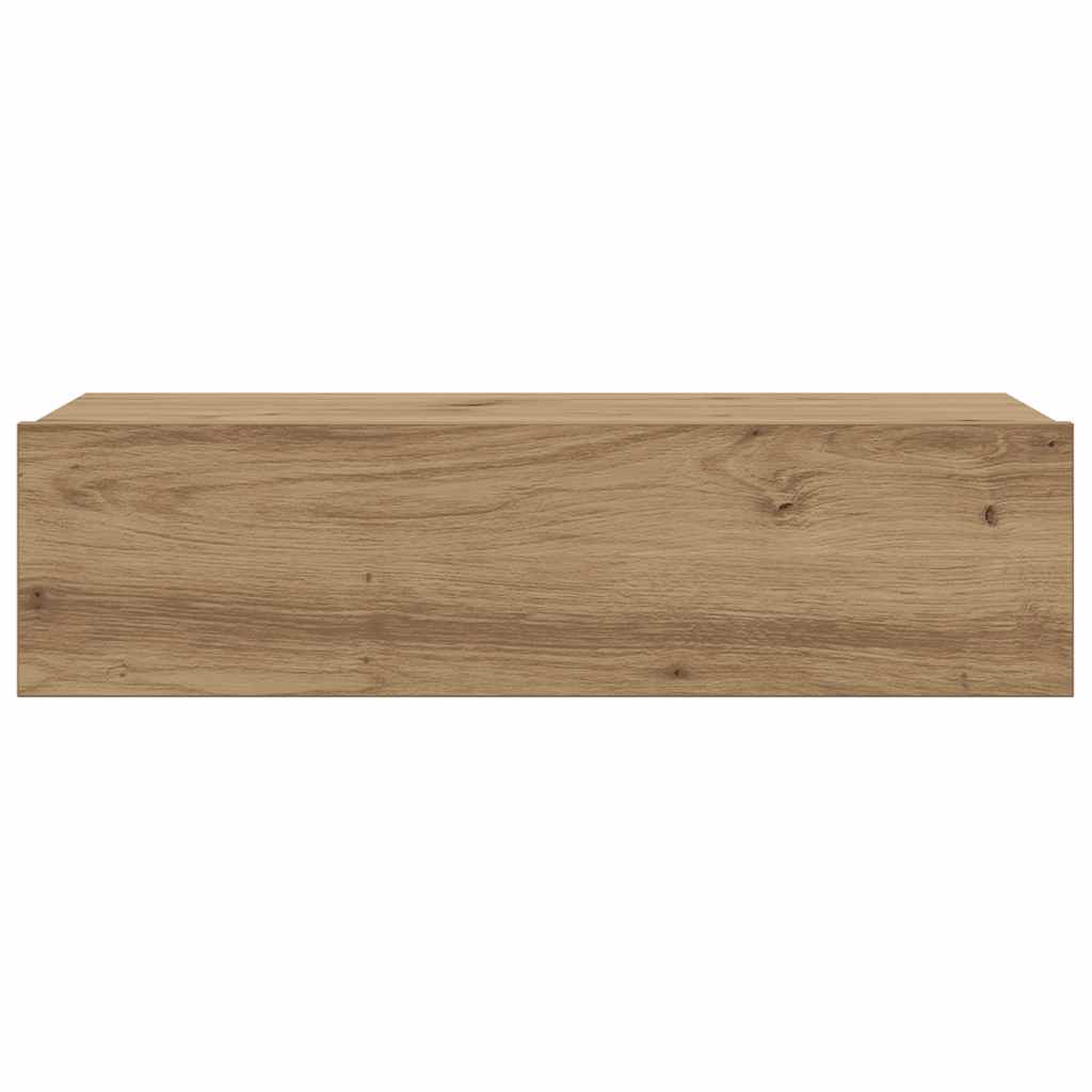 TV-Schrank mit LED-Leuchten Artisan-Eiche 60x35x15,5 cm