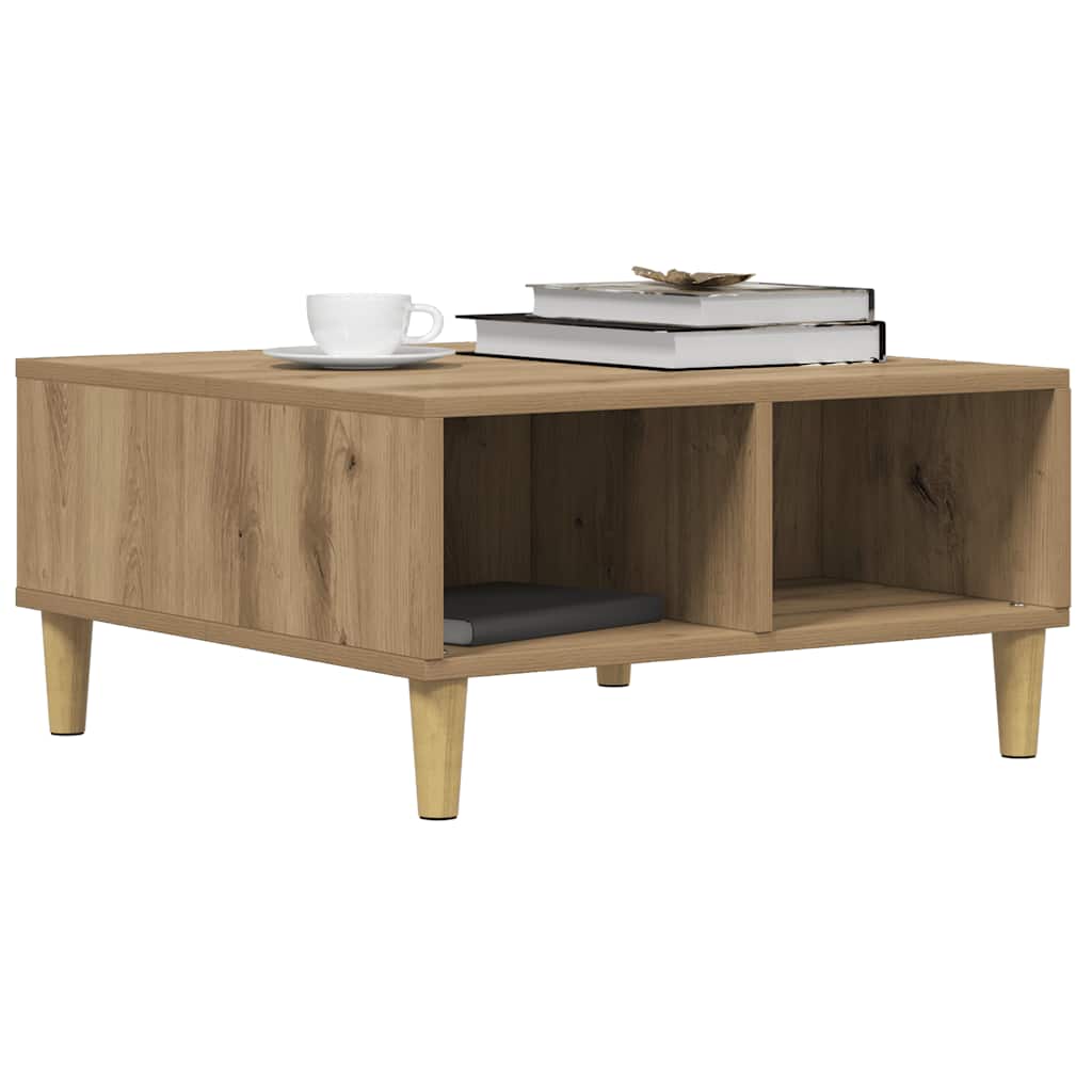 Couchtisch Artisan-Eiche 60x60x30 cm Holzwerkstoff