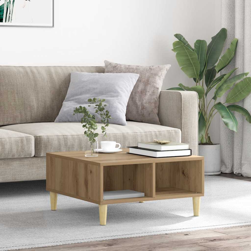 Couchtisch Artisan-Eiche 60x60x30 cm Holzwerkstoff