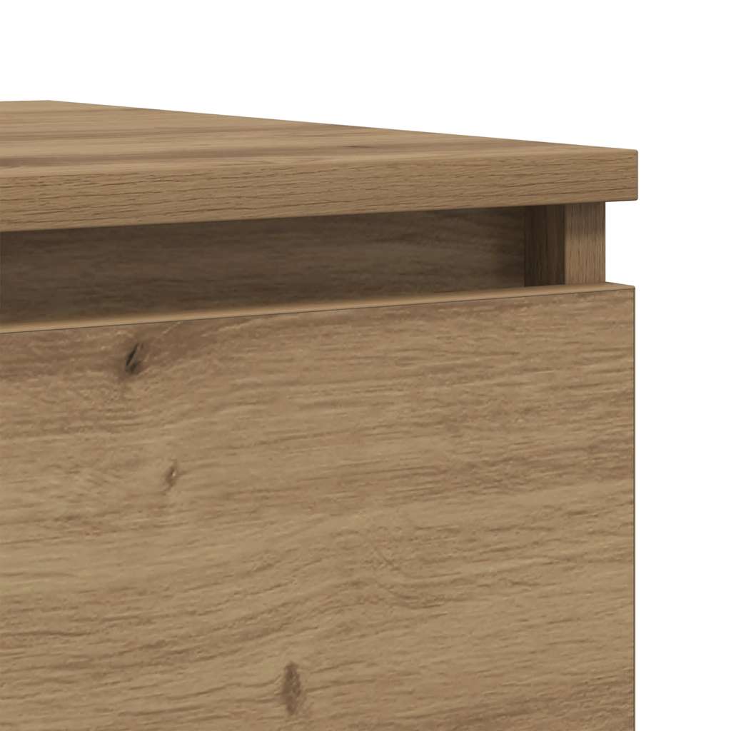 Nachttische 2 Stk. Artisan-Eiche 50x40x43,5 cm Holzwerkstoff