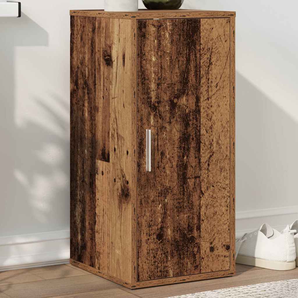 Schuhschrank Altholz-Optik 32x35x70 cm Holzwerkstoff