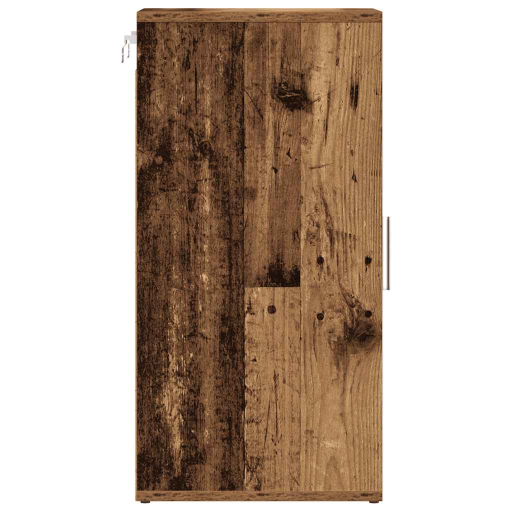 Schuhschrank Altholz-Optik 32x35x70 cm Holzwerkstoff