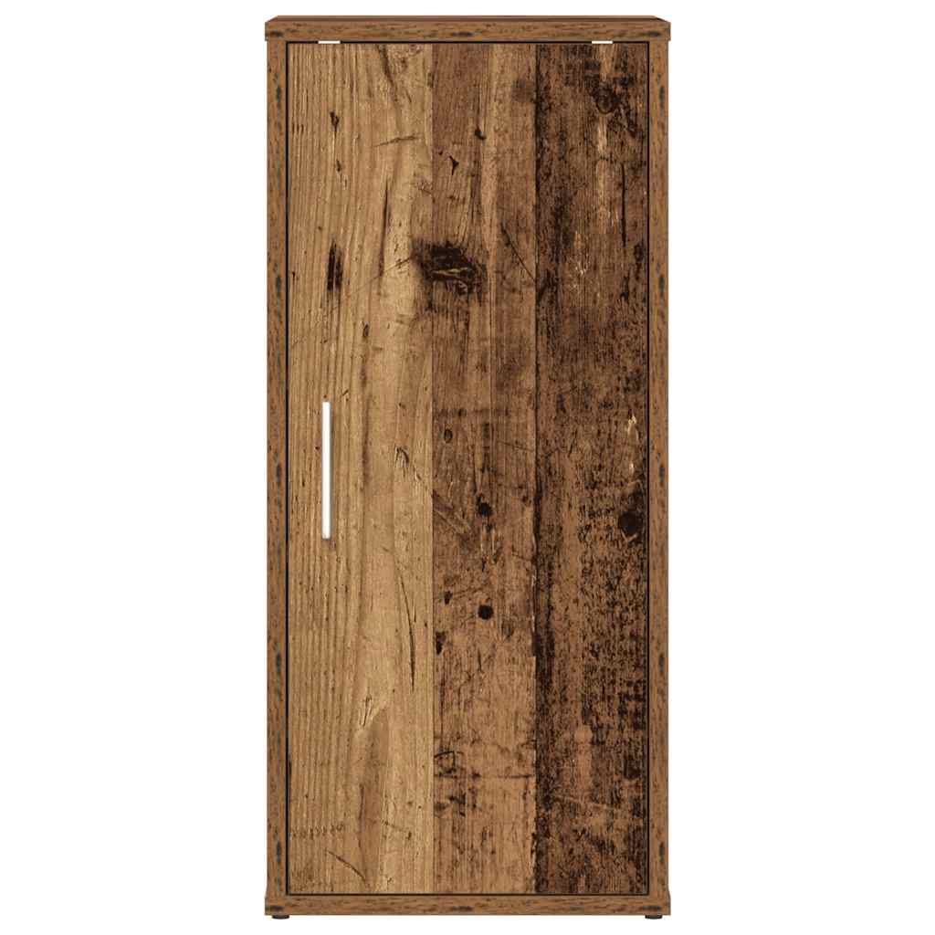 Schuhschränke 2 Stk. Altholz-Optik 32x35x70 cm Holzwerkstoff