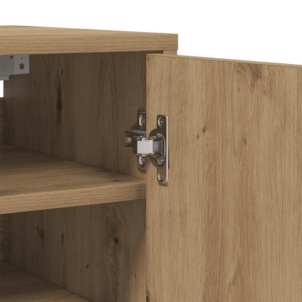 Schuhschrank Artisan-Eiche 32x35x70 cm Holzwerkstoff