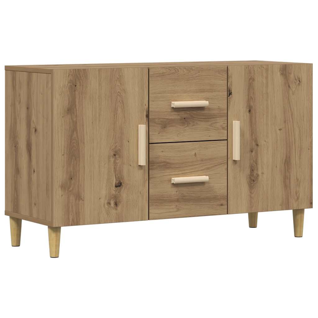 Sideboard Artisan-Eiche 100x36x60 cm Holzwerkstoff