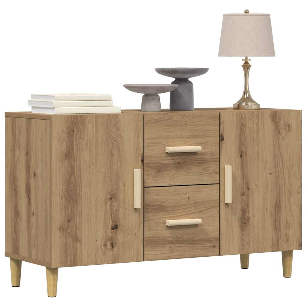 Sideboard Artisan-Eiche 100x36x60 cm Holzwerkstoff