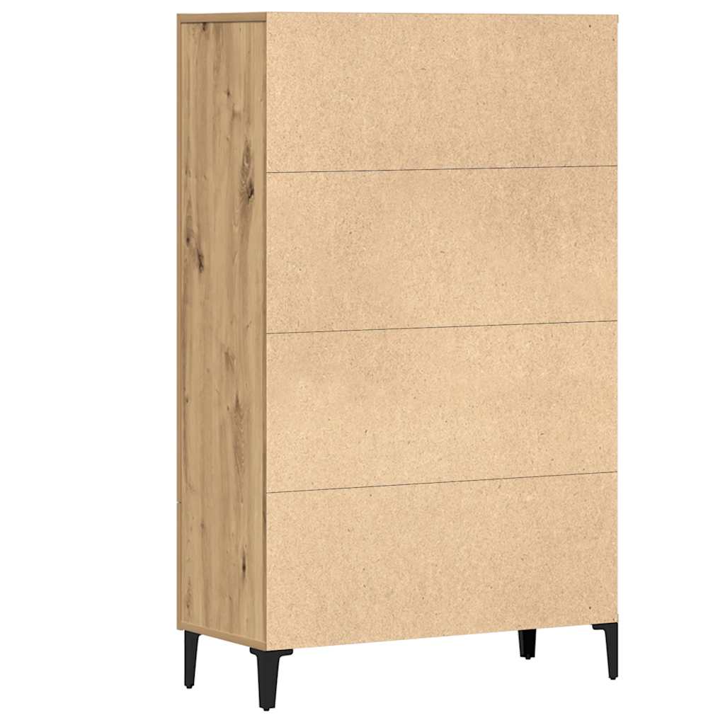 Highboard Artisan-Eiche 70x31x115 cm Holzwerkstoff