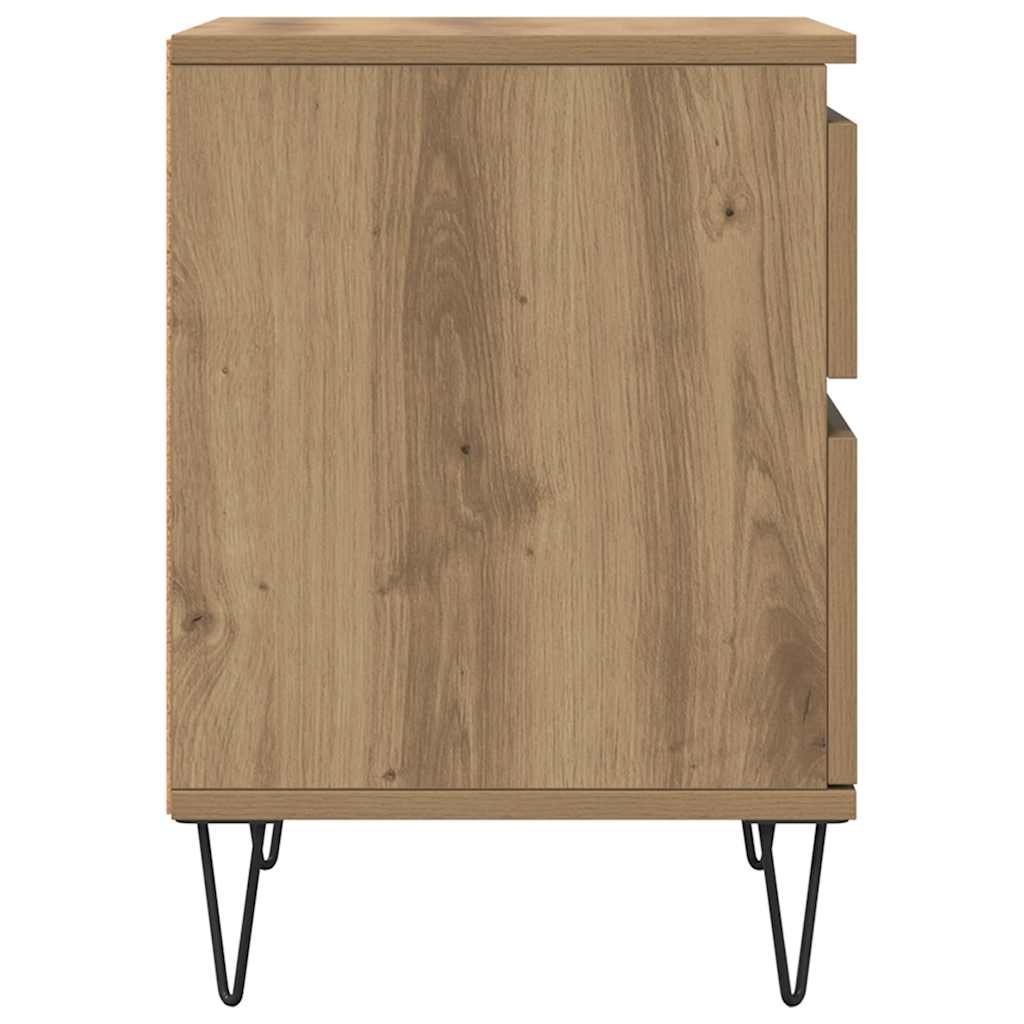 Nachttisch Artisan-Eiche 40x35x50 cm Holzwerkstoff