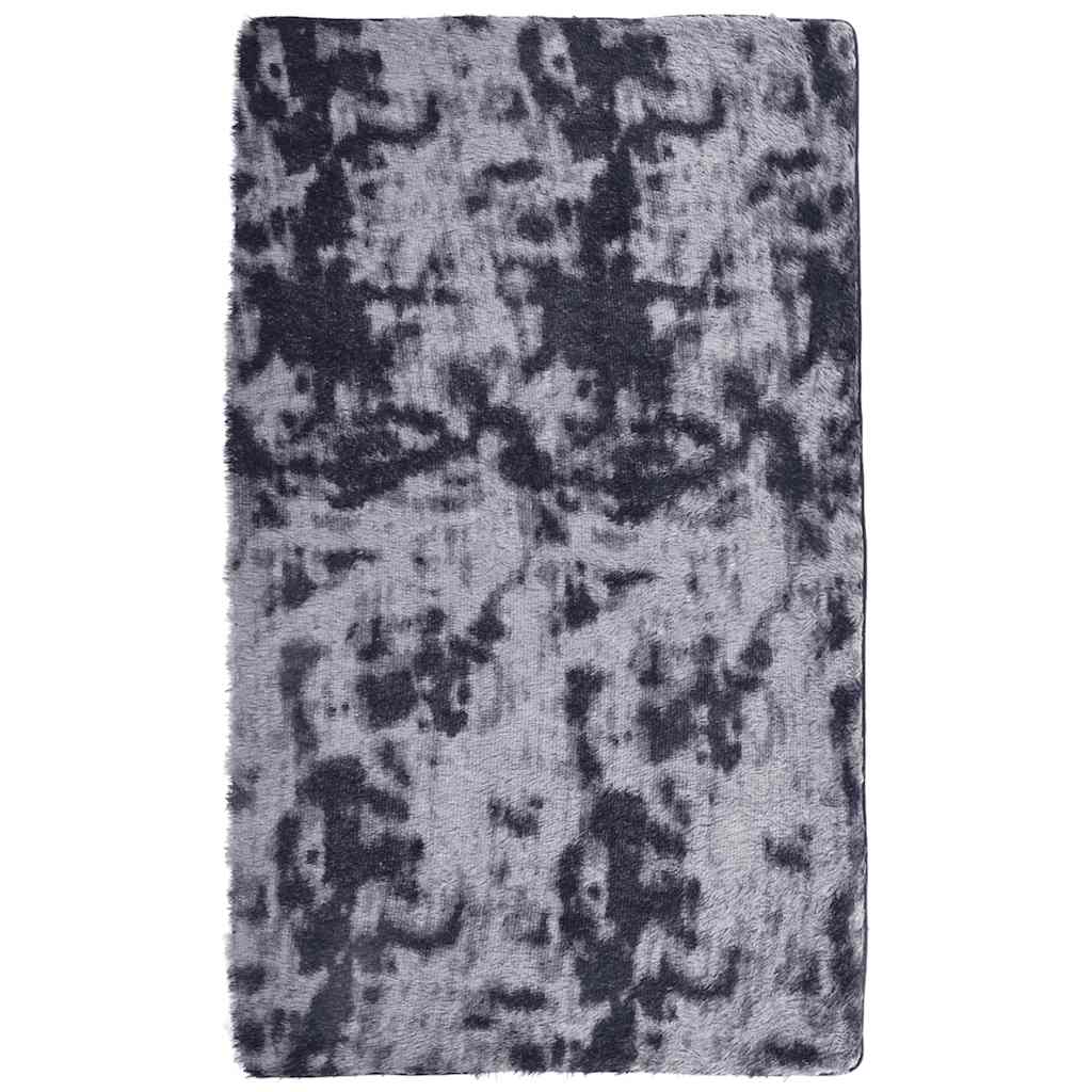 Teppich Shaggy Hochflor NAVARRA Dunkelgrau 60x100 cm Polyester