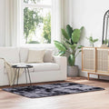Teppich Shaggy Hochflor NAVARRA Dunkelgrau 120x170 cm Polyester