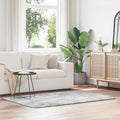 Teppich Shaggy Hochflor NAVARRA Silbergrau 120x170 cm Polyester