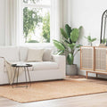 Teppich Shaggy Hochflor NAVARRA Beige 160x230 cm Polyester