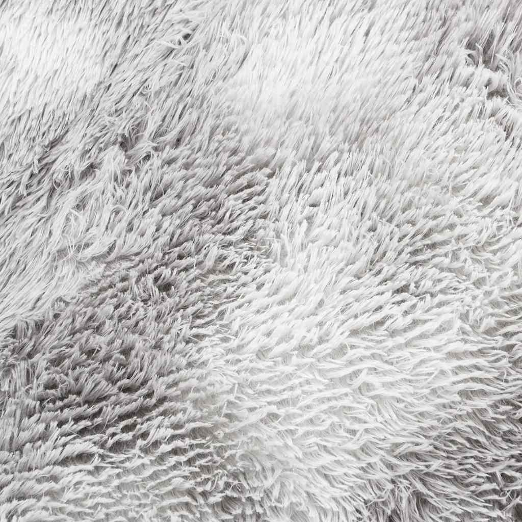 Teppich Shaggy Hochflor NAVARRA Silbergrau 200x290 cm Polyester