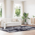 Teppich Shaggy Hochflor NAVARRA Dunkelgrau 240x340 cm Polyester