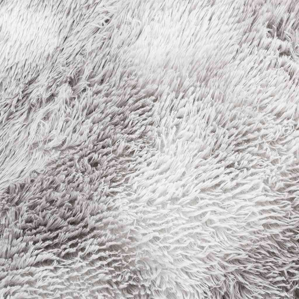 Teppich Shaggy Hochflor NAVARRA Silbergrau 240x340 cm Polyester